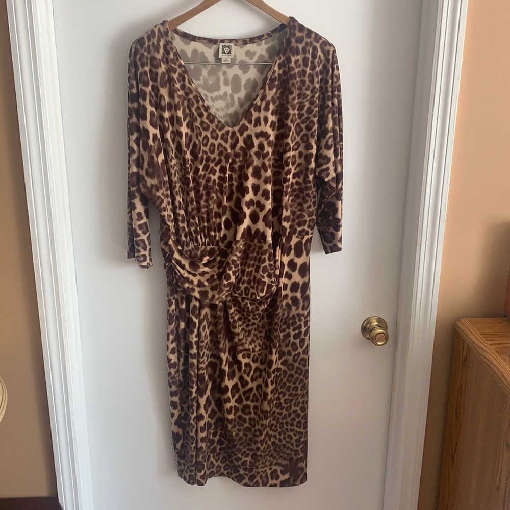 Fall special - Anne Klein Leopard Print Dress